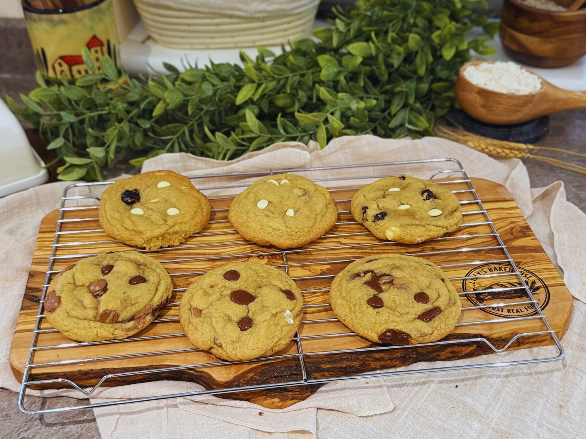 Brown Butter White Chocolate & Cranberry Cookies – Box of 4