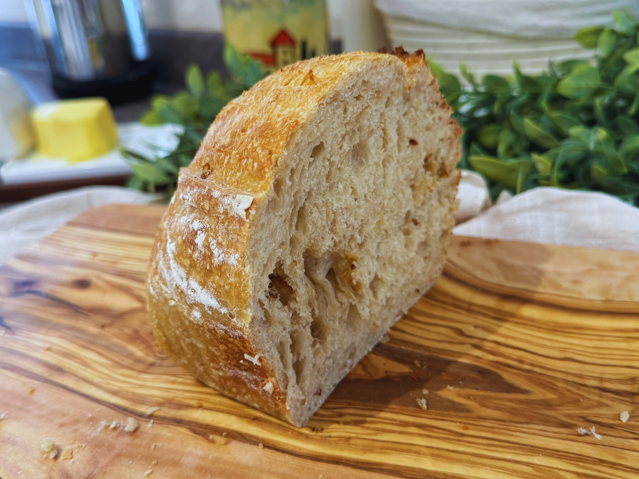 Organic White Crust Sourdough – 800g