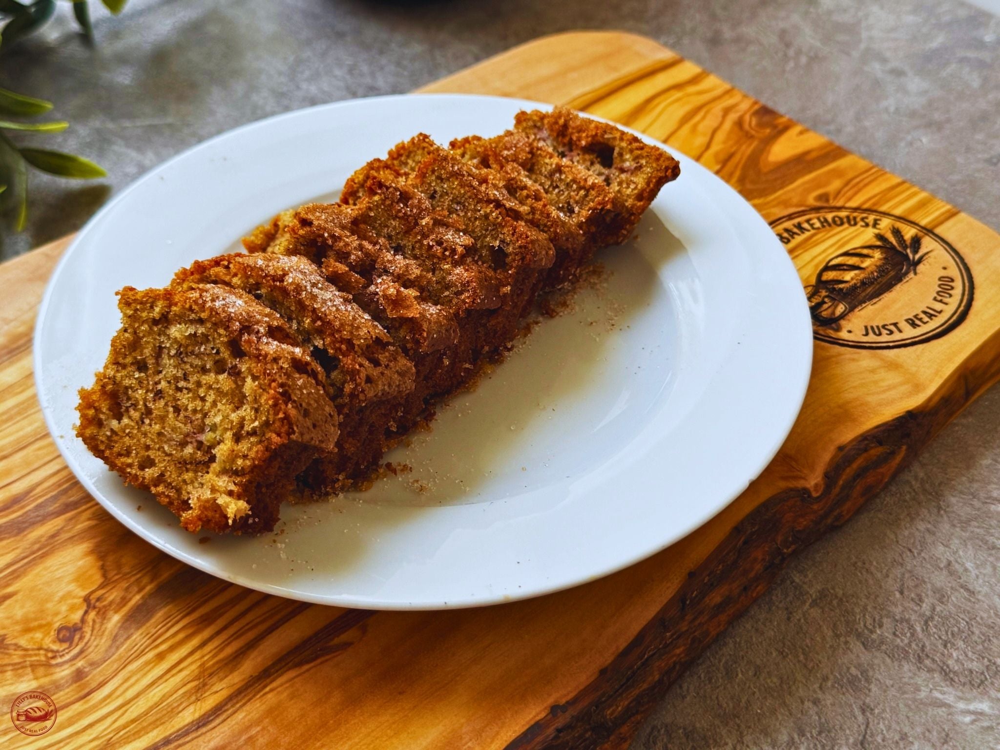 Sourdough Banana Loaf Cake