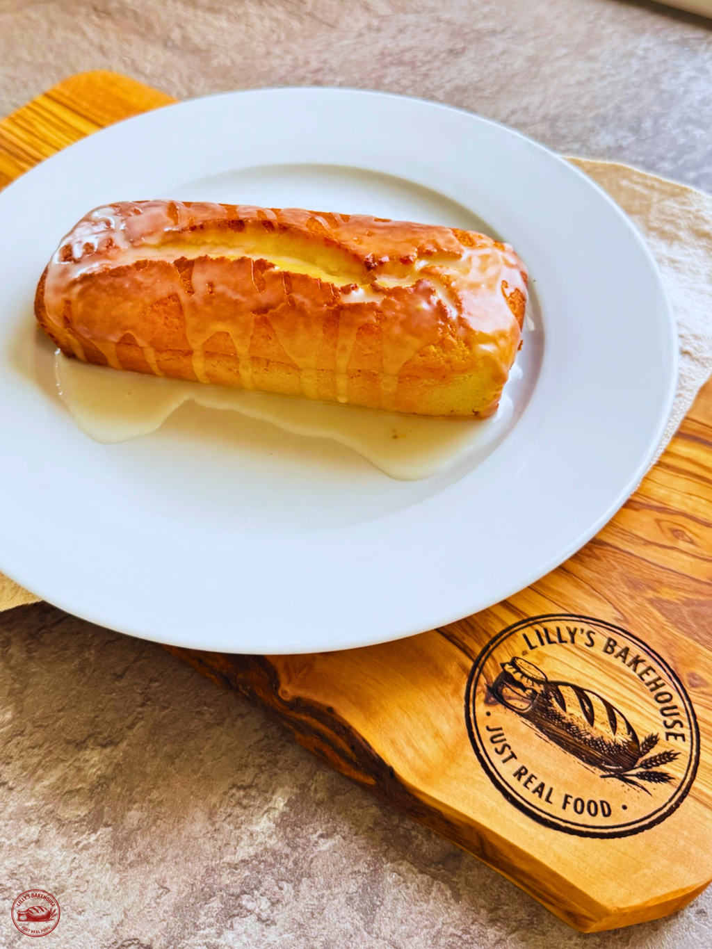 Sourdough Lemon Drizzle Loaf Cake