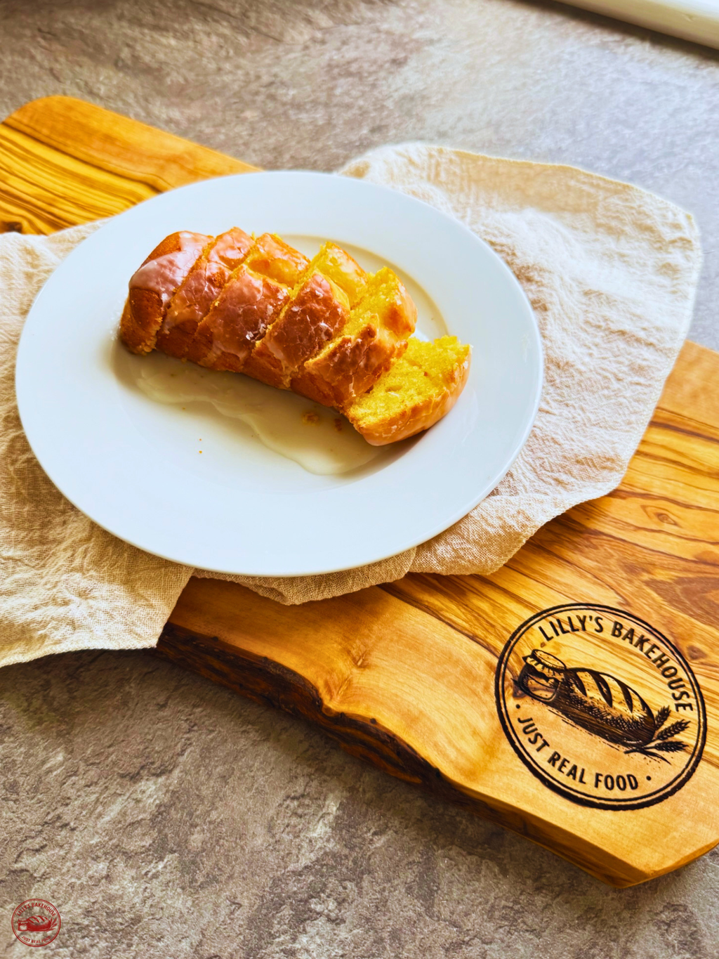 Sourdough Lemon Drizzle Loaf Cake