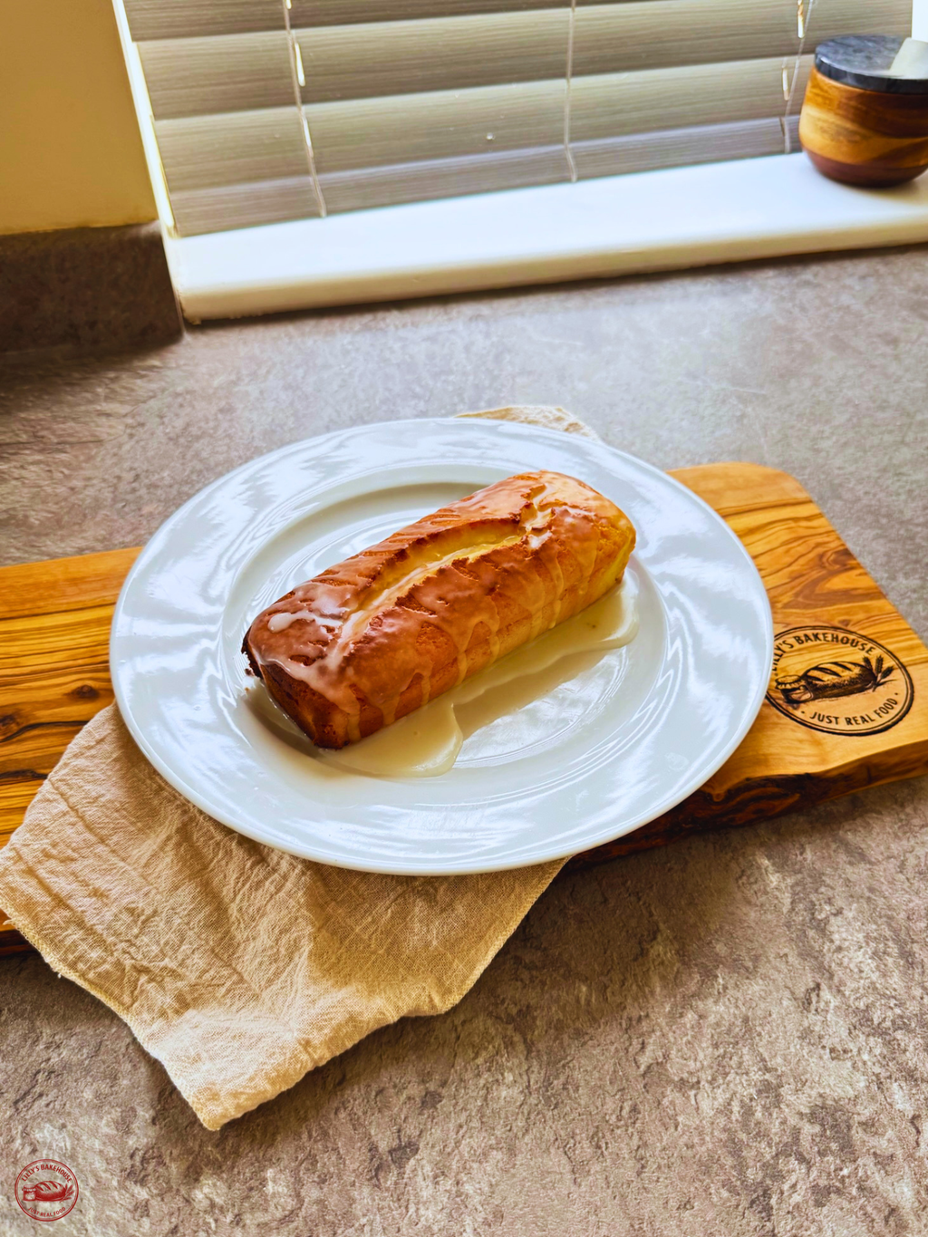 Sourdough Lemon Drizzle Loaf Cake