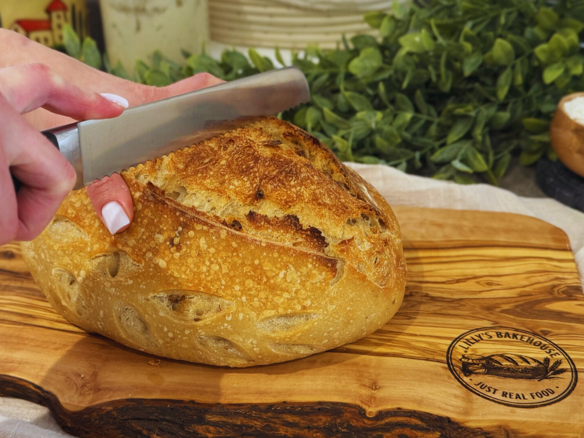 Organic White Sourdough Bread – 800g